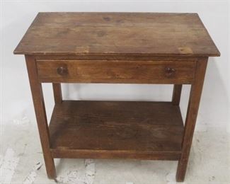 900 - One Drawer Wood Stand 17 x 30 x 28 1/2
