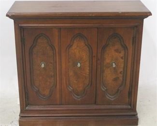 913 - Wood Console Cabinet 32 x 12 x 30
