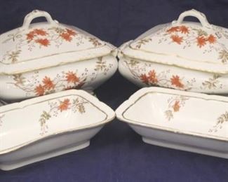938 - 4pc. BBD Karlsbad China Set