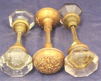 954 - Lot of 3 Antique Doorknobs
