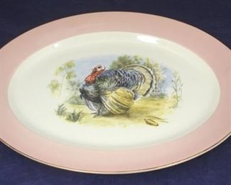 957 - Vintage Turkey Platter 16 x 12
