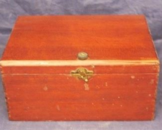 997 - Wood Storage Box 9 x 6 1/4 x 4
