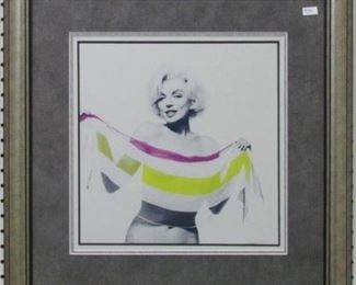 9014 - Marilyn Monroe Stripped Scarf 23 x 23 1/4
