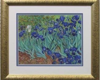 9015 - Irises Giclee by Vincent Van Gogh 28 x 24 1/2
