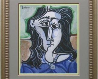 9025 - The Lure of Montmartre Giclee by Pable Picasso 23 3/4 x 26 1/2
