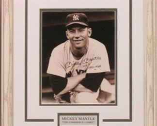 9029 - Mickey Mantle 15 3/4 x 18 3/4
