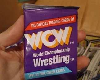 WCW wrestling cards 