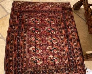 Oriental hand knotted rug, 3'2x2'4