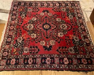 Oriental Hand Knotted Rug 3'4" x 3'4"