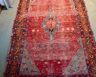 Oriental Hand Knotted Rug 6' x 3'6"