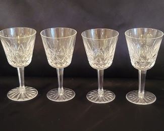 (4) Waterford Crystal Stems-Marked, Waterford