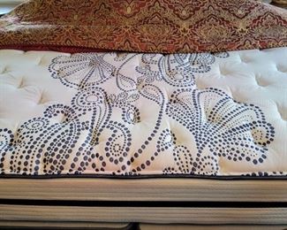 King Size Bed, comes with all the Bedding.