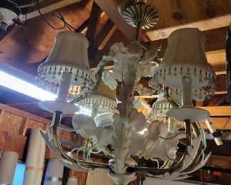 Several Chandeliers for sale.