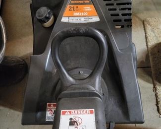 Remington 21" Snow Blower.