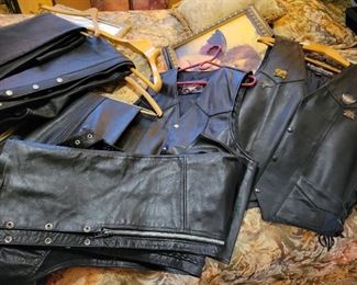 Leather Riding Chaps.