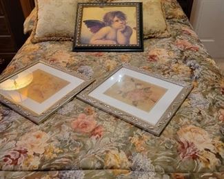 Single Bed with Bedding.