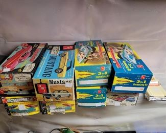 1960's AMT Car Kits.