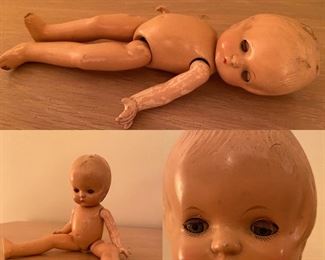 Antique Small Composite Jointed Baby Doll