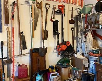 Yard Tools, Assorted Hand Tools, Coolers, Ect…