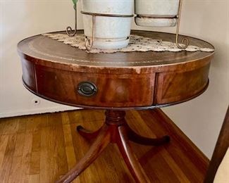 Vintage drum table