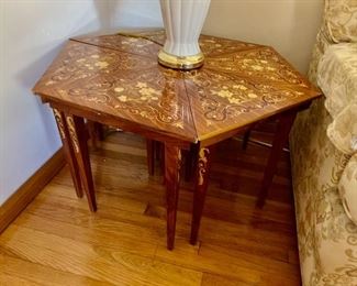 Marquetry table