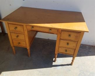 vintage wooden desk