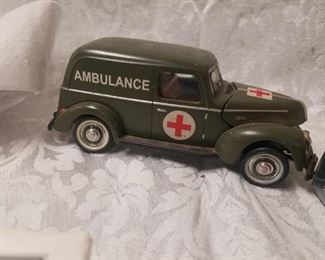 vintage WWII reproduction ambulance