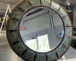 Beautiful Round Metal Wall Mirror