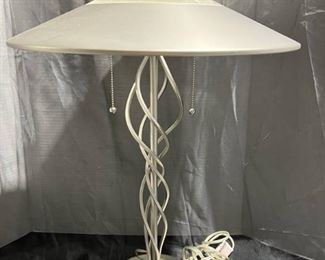 Elegant Satin Steel Table Lamp