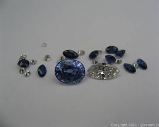 Assortment of Very Nice Loose Diamonds and Sapphires