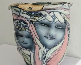 Bing Gleitsman Ceramic Face Vase. Very cool and unique piece dated 1995.