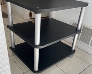 This media stand measures 23x19.5x23 inches