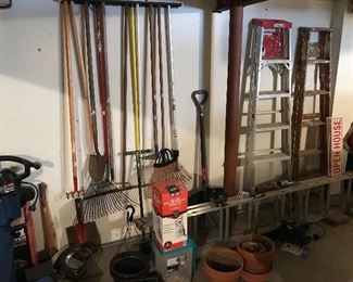 Yard tools/ ladders