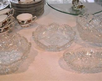 Beautiful Cut Glass bowls