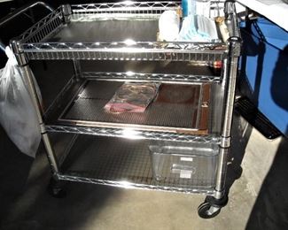 Nice stainless steel utility cart