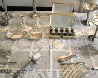 Large assortment sterling silver