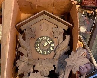 vintage German Coo-Coo Clock - complete 