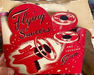 flying saucer vintage toy