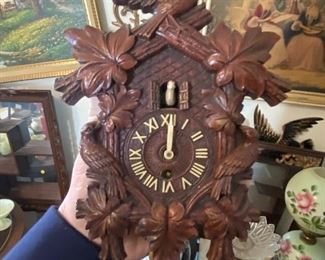 german coo coo clocks -- several 