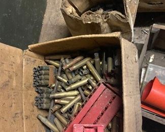 Brass Ammo Casing Several Boxes
