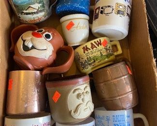 Fire king and other mugs 