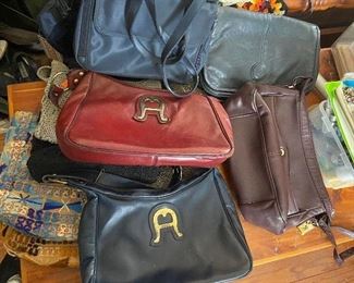 Vintage Etienne Aigner Purse bags leather 