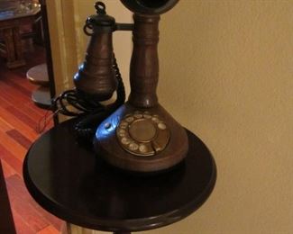 Deco Tel Candlestick Rotary Dial Telephone