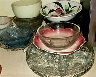 Assorted glassware & china