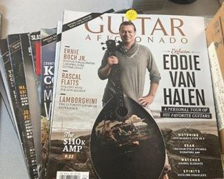 Collection of Guitar Aficionado magazines