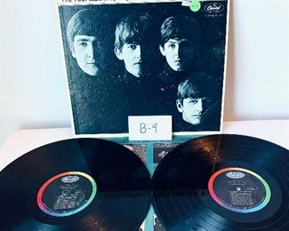 #B-4,  Meet The Beatles, $15, Condition:Good, Released 1964, 2 qty of same album in one sleeve)
