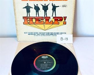 #B-13,  HELP!, $10, Original Motion Soundtrack, Condition:Acceptable, Released 1978
