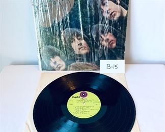 #B-15,  Rubber Soul, $22, Condition:Good, Released 1965
