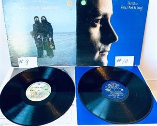 #9 -$5,  Seals & Crofts 1975 / #10 -$4,  Phil Collins, 1982 - Condition: Both are Acceptable
