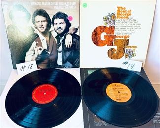 #18 -$7,  Larry Gatlin &  Gatlin Brothers 1983 / #19 -(SOLD)   George Jones 1972 - Condition: Both are Good
